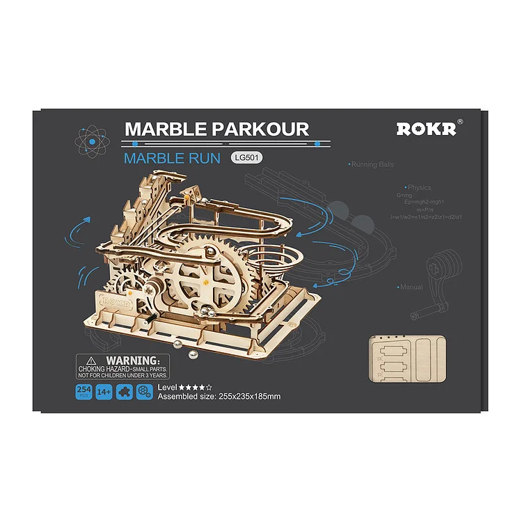 ROKR Marble Parkour Big Funnel Marble Run LG501 | Robotime Online