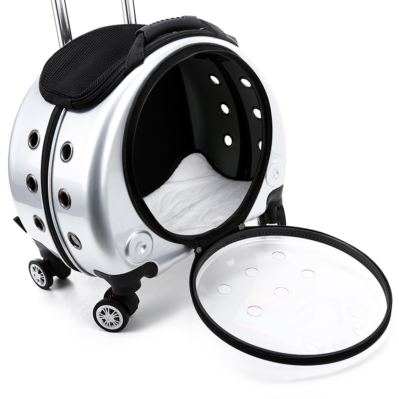 Pet Trolley Case Dual-use Pet Backpack Multi-function Space Pet Carrier