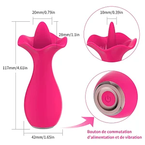 Rose Licking Vibrator Toy