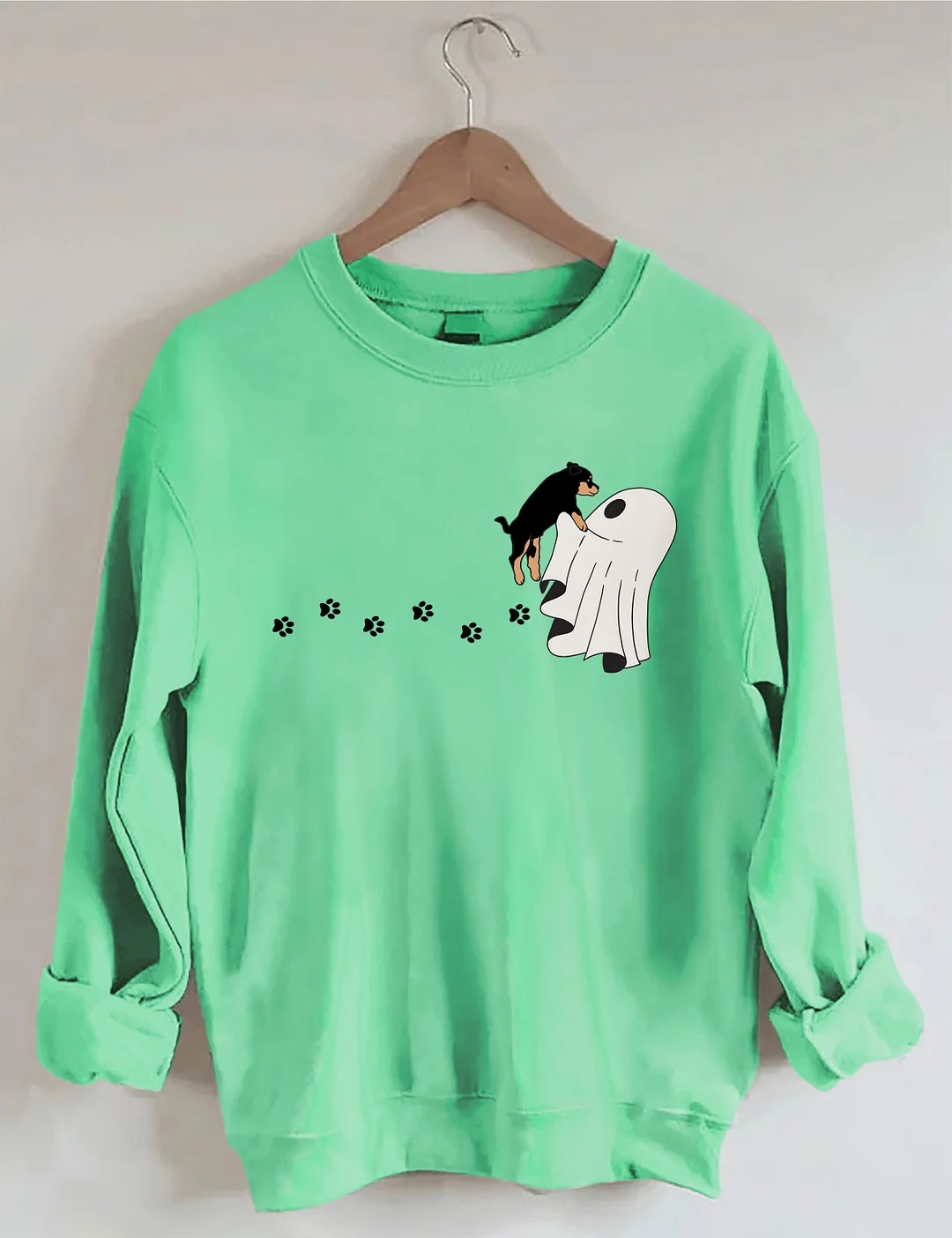 Сute Ghost Dog Halloween Sweatshirt