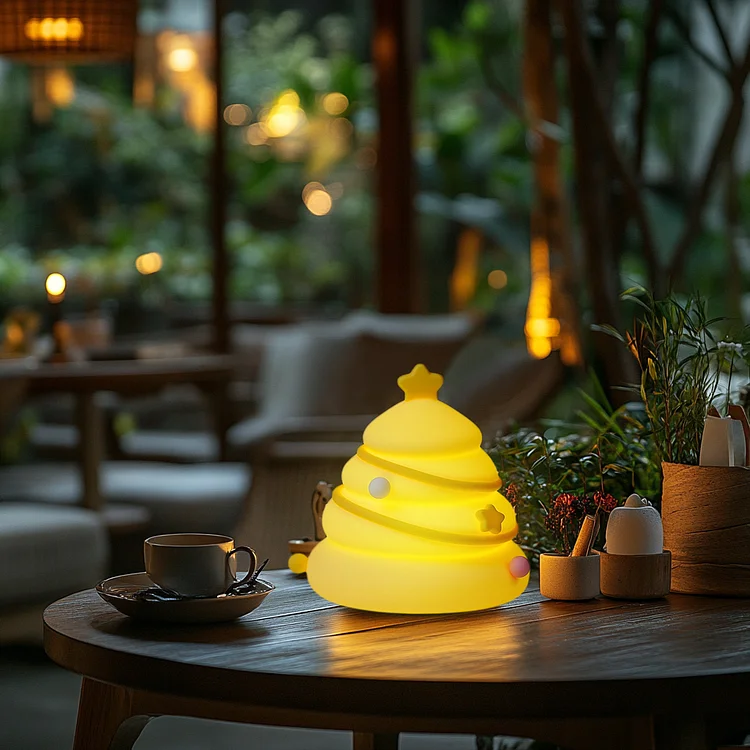 Christmas Tree Silicone LED Night Lamp-Baby Gifts For Girls