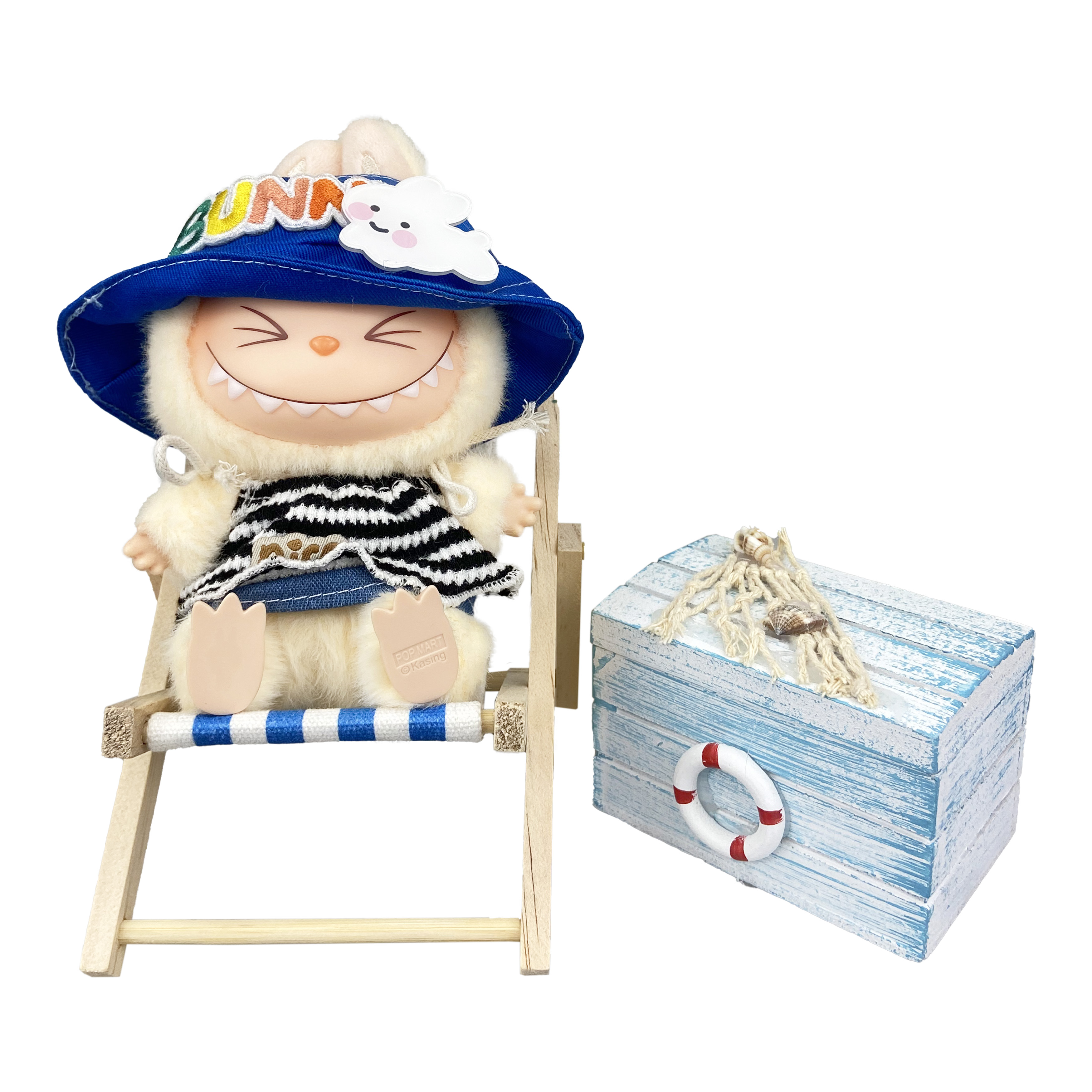 [Custom Trendy Toy Non Official] THE MONSTERS Sitting Party Collection, Vinyl 2.0 Blister Packs 15cm