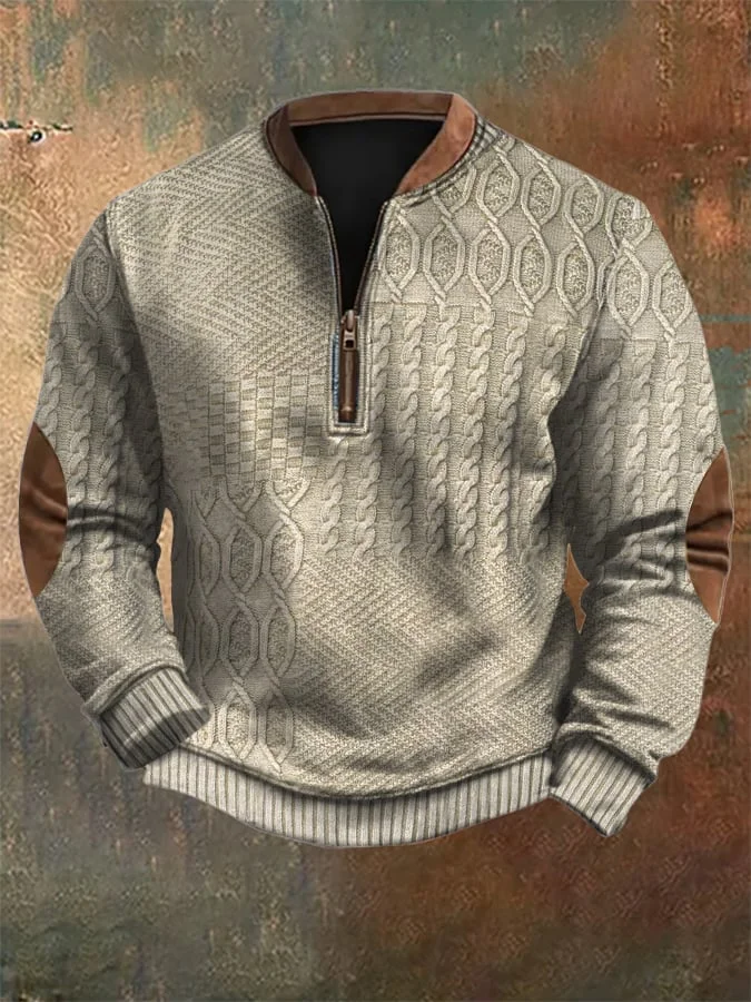 Vintage Sweatshirt met Print