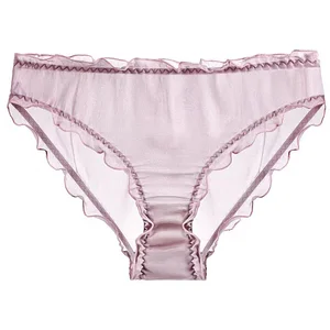 Sexy Men's Transparent Ultra Thin Silk Panties