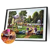 Diamond Painting-DIY Full Round Drill House Garden(50*40cm)