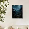 Diamond Painting -DIY Round Drill Forest Fireflies
