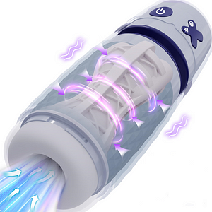 Male Sex Toys Blowjob Penis Stroker With 3 Suctions & 4 Vibrations