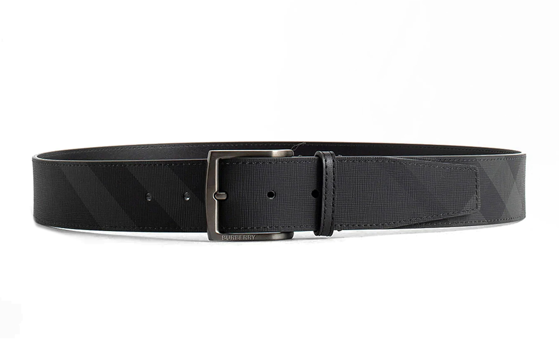 Burberry Leather Belts Men Black