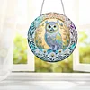 Diamond Painting Owl Pendant for Home Garden