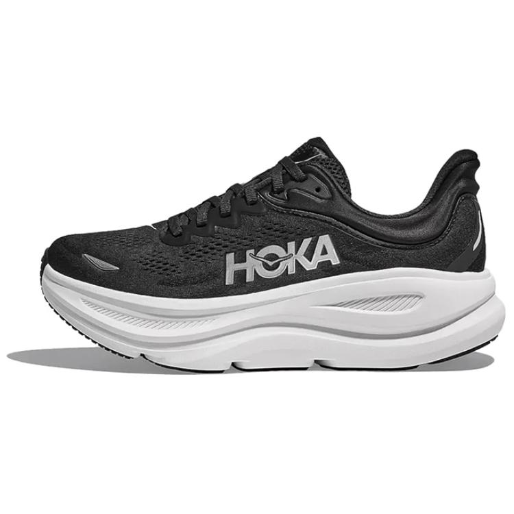 HOKA ONE ONE Bondi 9 Anti-Slip Wear-Resistant Low-Top Casual Running Shoes Women's Black