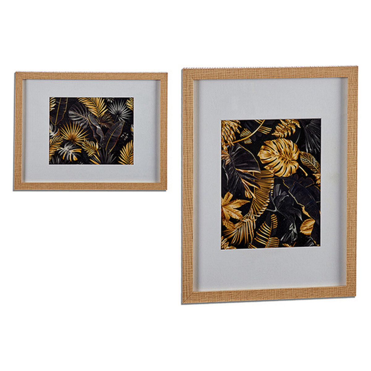 Painting Gift Decor White Brown Wood Particleboard 33 x 3 x 43 cm 43 x 32,5 x 3 cm
