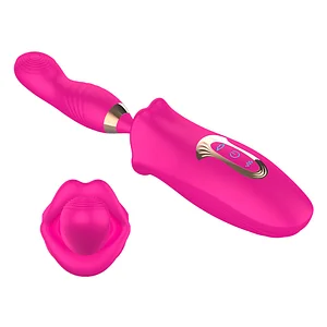 Rose Kiss Bite Vibrator G Spot Clitoris Stimulator Vagina Sucking Masturbator