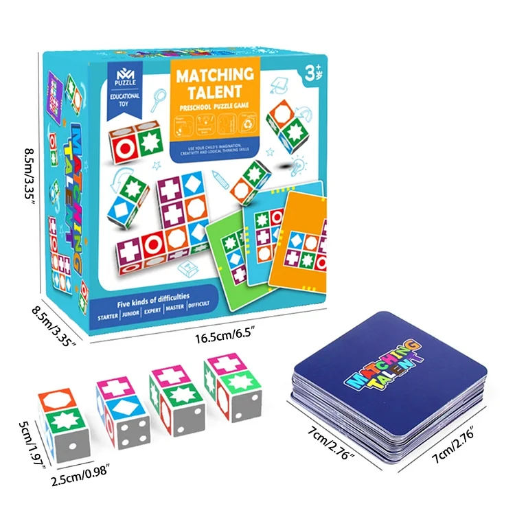 Children's early education wooden matching master