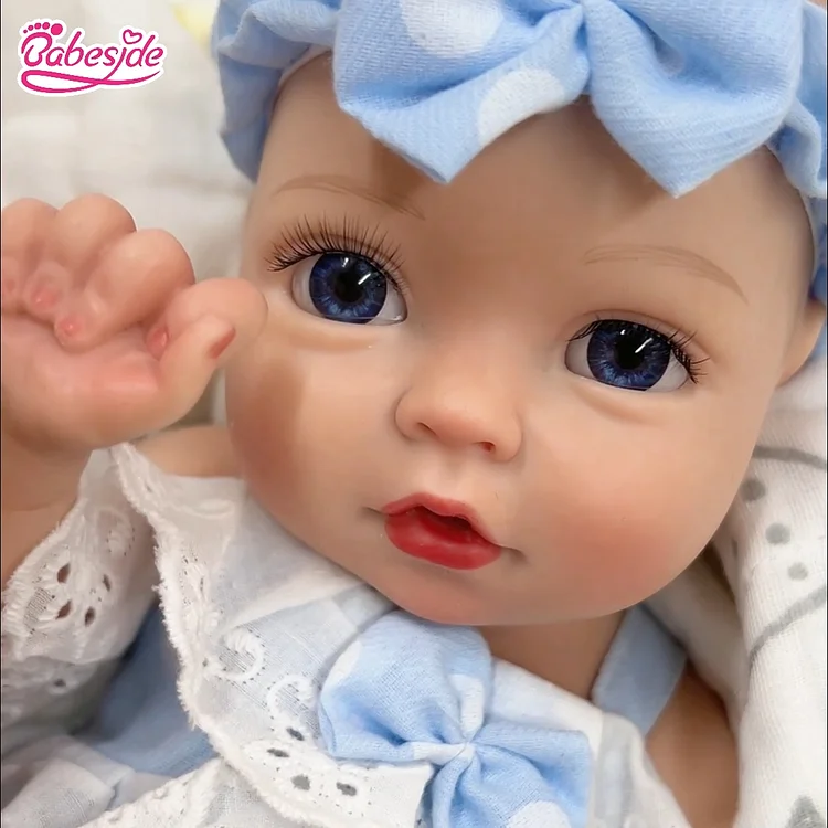 [Ships Within 24 Hours] Babeside Terry 12"/16" Realistic Silicone Smiling Baby Girl &ndash; A Sweet Gift for Building Lovely Memories