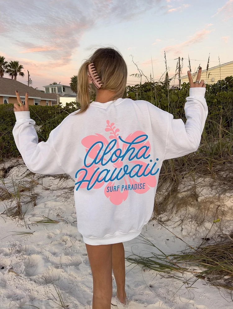 Hawaii Paradise Crewneck  August Lemonade