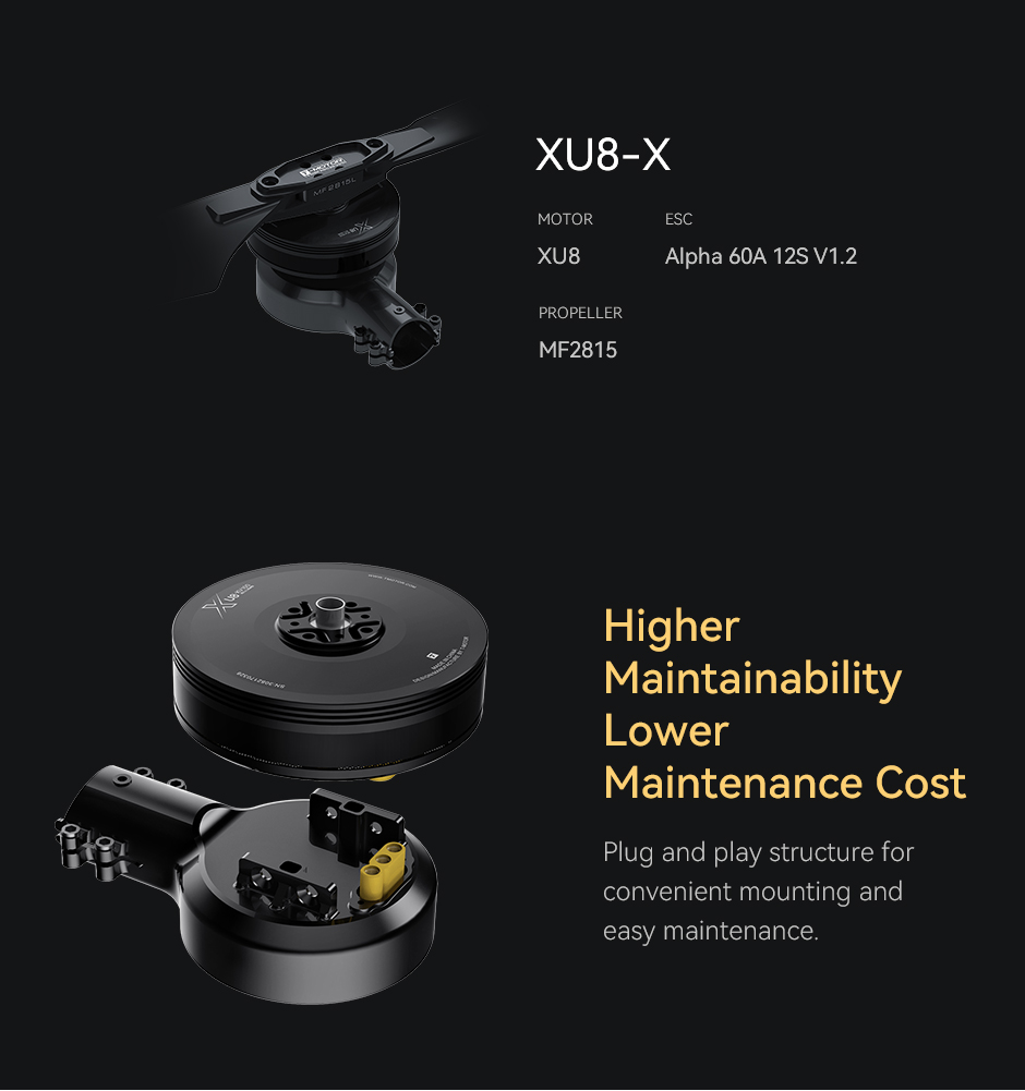XU8-X Integrated Propulsion System with plug-and-play design for easy installation