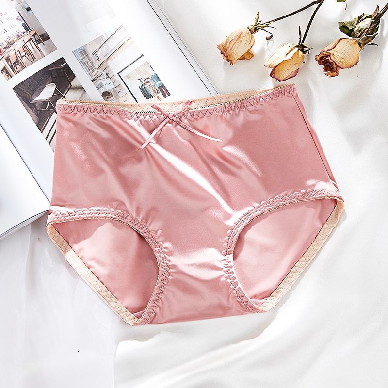 Men's Satin Comfortable Silk Solid Color Underwear