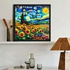 Diamond Painting -DIY Full Round Drill Suflower Field(40*40CM)
