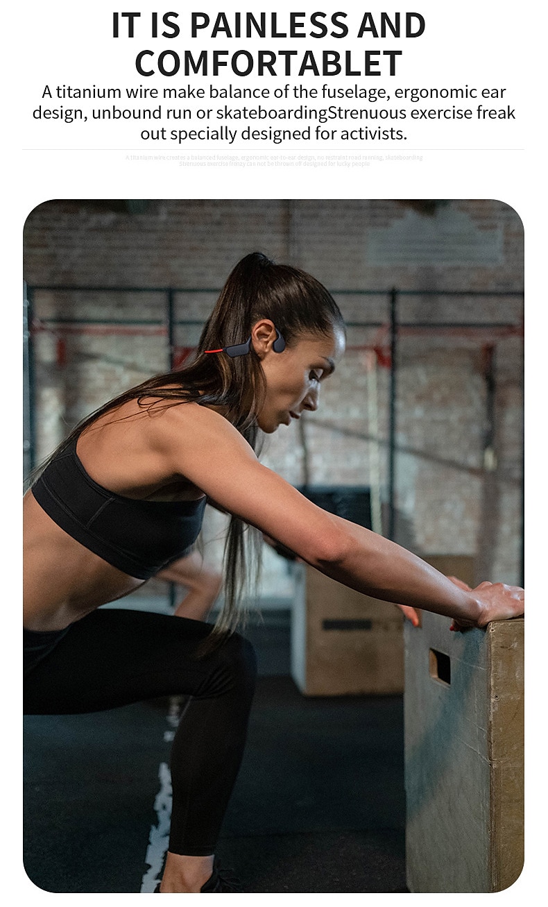 Bone Conduction Bluetooth Earphones - IPX8 Waterproof MP3 Player, 32GB Memory, HiFi Ear-Hook Headphones with Mic for Swimming 2025 - GBP £35 –P13