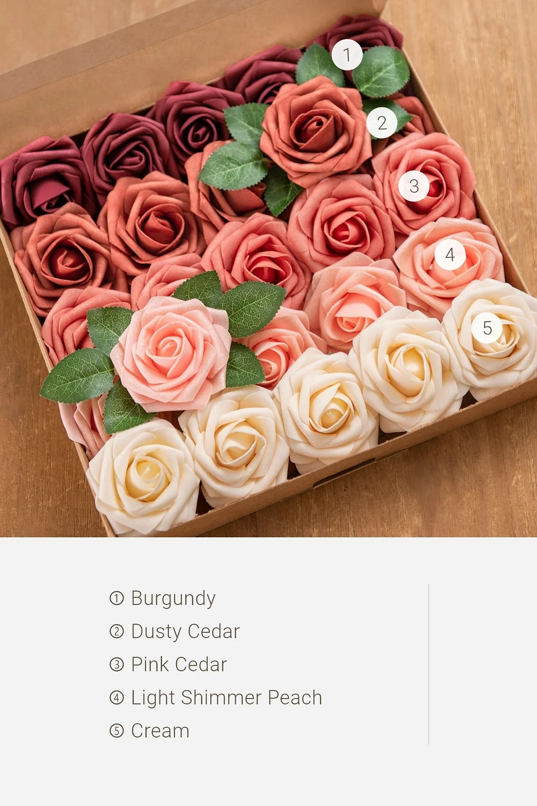 3" Foam Rose with Stem - 56 Colors