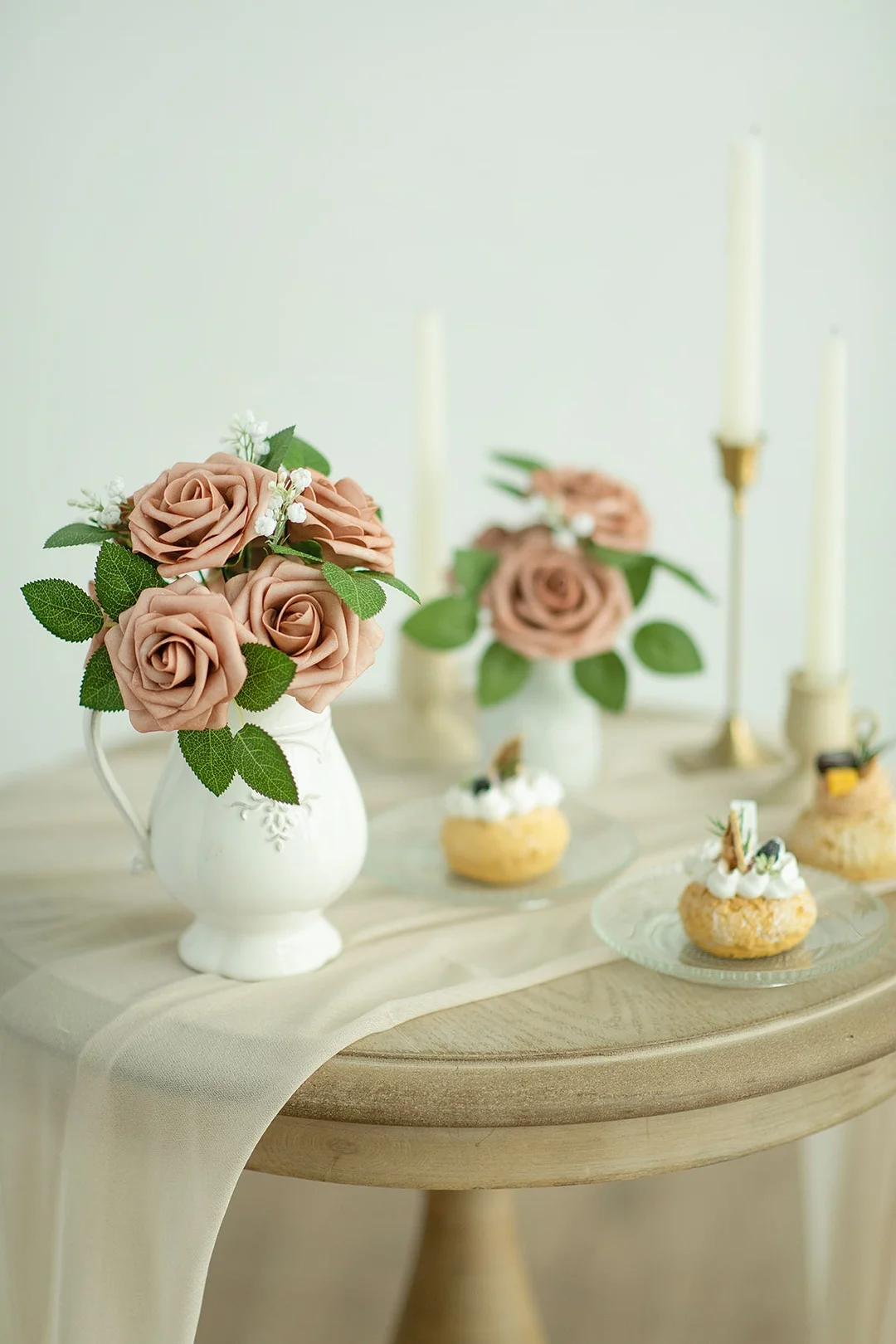 3" Foam Rose with Stem - 56 Colors