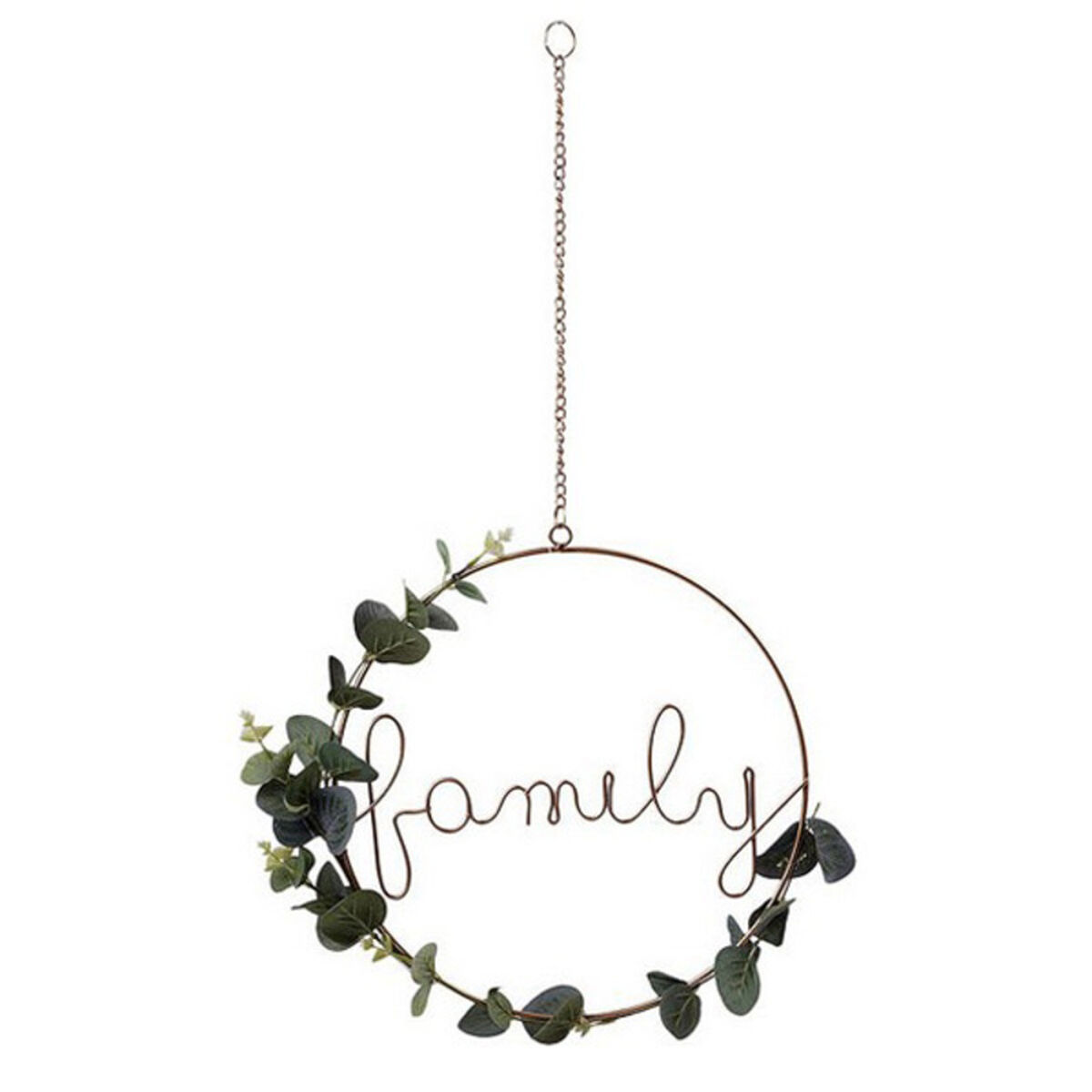 Hanging decoration Family &Oslash; 31 cm Golden