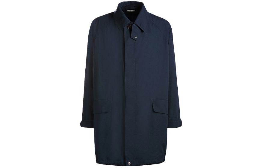 BALLY SS24 Coats Men's Dark Blue