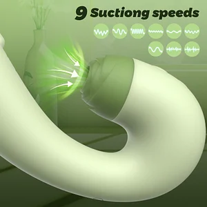 Sucking Clitoral Vibrator G Spot Dildo Sex Toy For Women