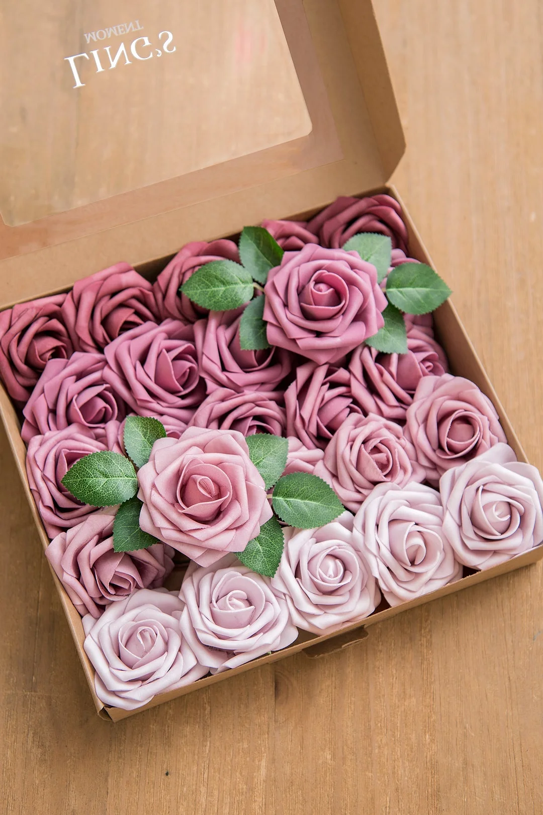 3" Foam Rose with Stem - 56 Colors