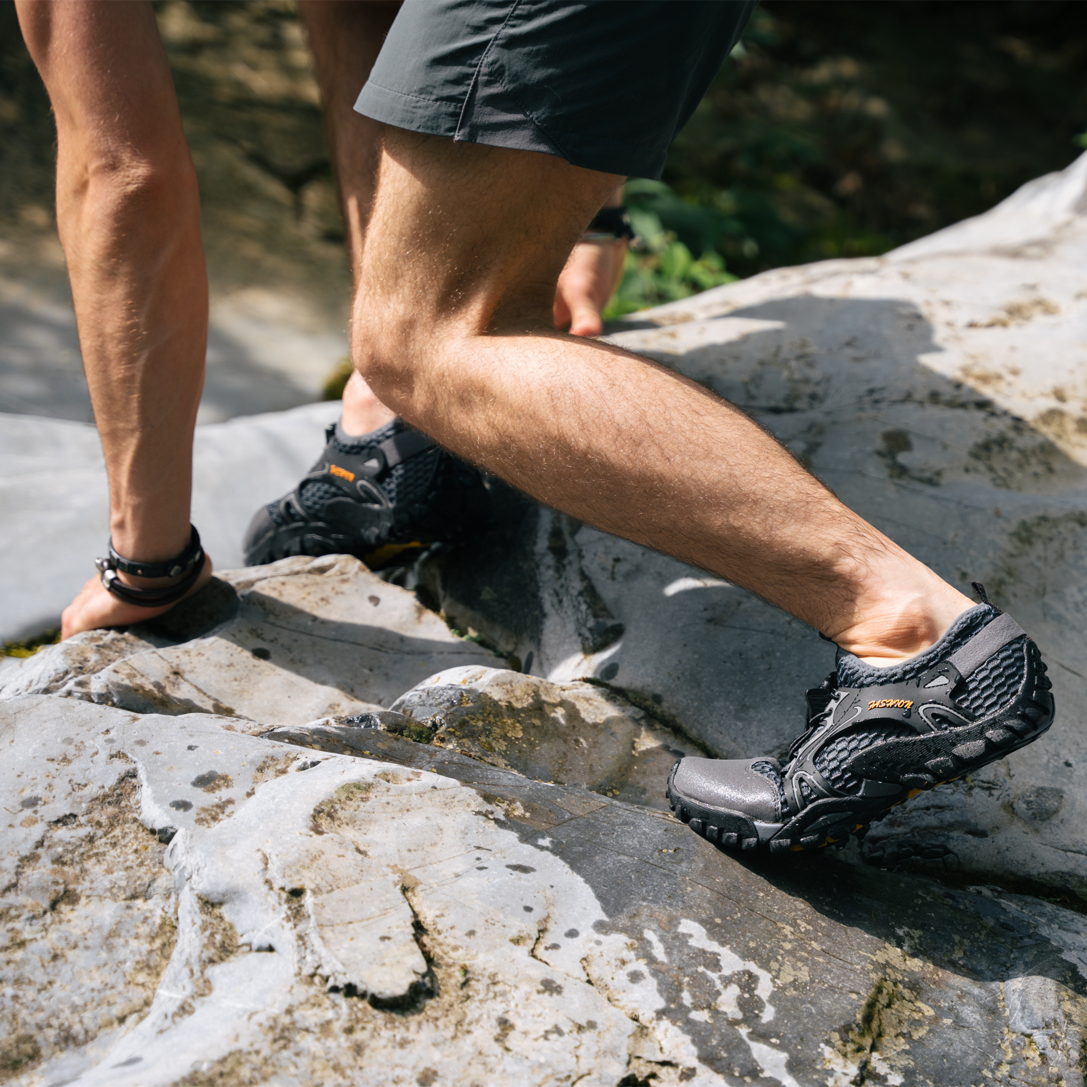 Calceus - Walter - Men's Quick Dry Lightweight Leather Hiking Water Shoes detail Image