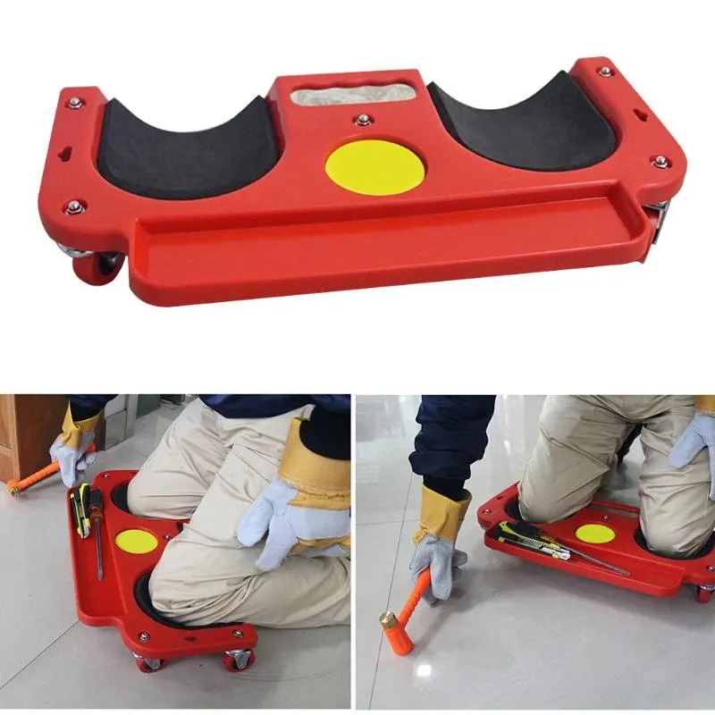 Rolling Knee Protection Pad with Wheel Built in Foam Padded Laying ...