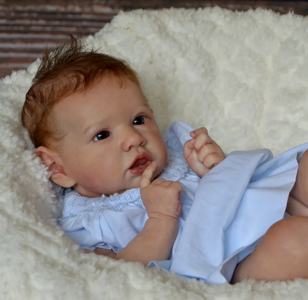 12'' Lucien Realistic Reborn Baby Girl Dolls you can put in water