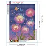 Diamond Painting -DIY Round Drill Colorful Dandelion