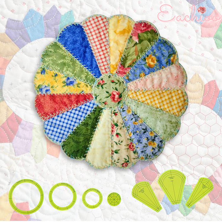 Premium Dresden Quilting Template Set