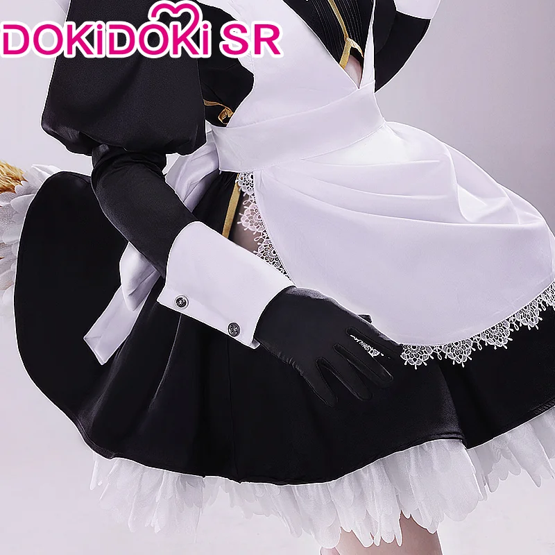 DokiDoki-SR Game Genshin Impact Gorou Doujin Cosplay Costume Maid Uniform Cute
