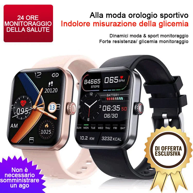 [Monitoraggio della frequenza cardiaca e della pressione sanguigna per tutto il giorno] Bluetooth Alla Moda Watch