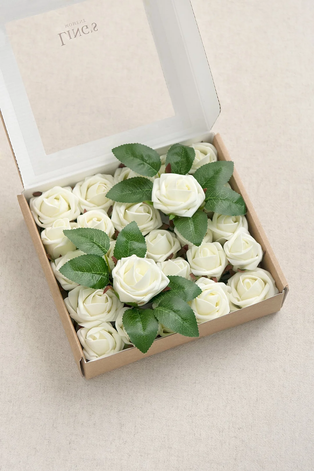 1.5"-2" Foam Rosebud & Petite Rose with Stem - 18 Colors