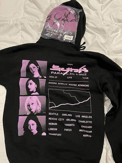 aespa SYNK PARALLEL LINE ジャージ aespa WINTER 2nd LIVE TOUR SYNK Parallel Line JERSEY