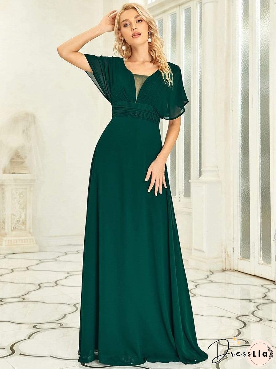 Flowy V-Neck Maxi Dress for Women