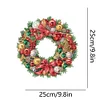 Diamond Painting Christmas Wreath Pendant
