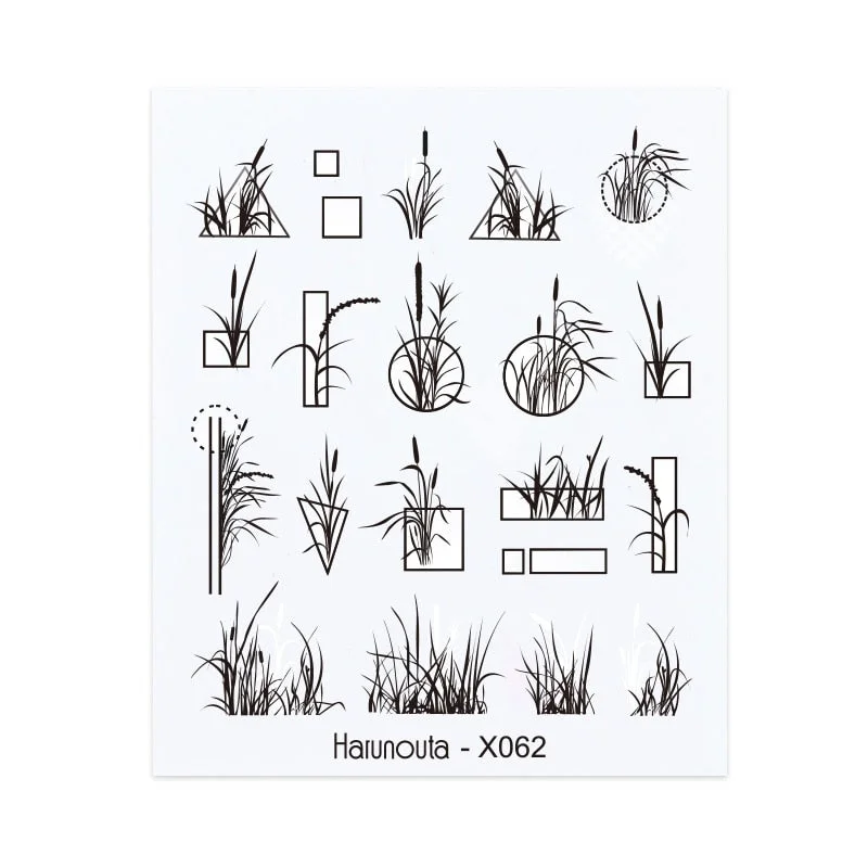 1Pc Spring Water Nail Decal And Sticker Flower Leaf Tree Green Simple Summer DIY Slider For Manicuring Nail Art Watermark