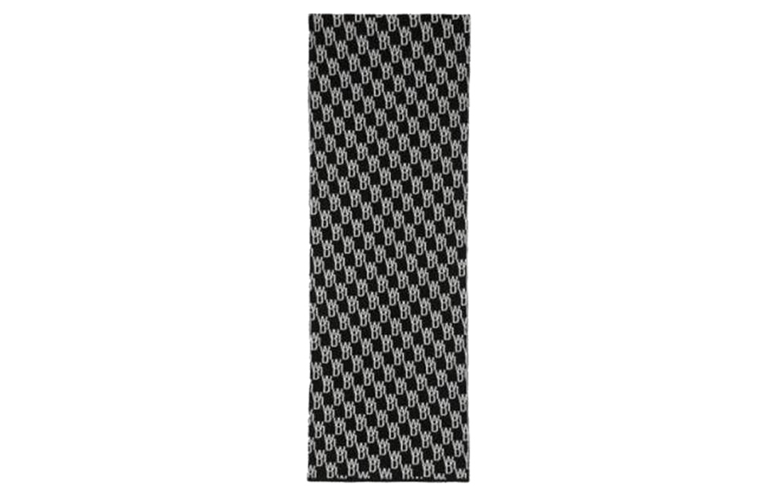 WE11DONE Knit Scarves Men Black