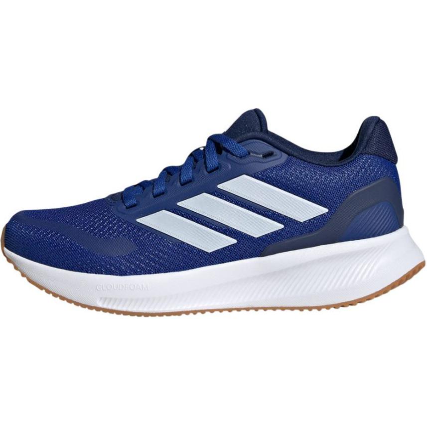 Adidas Runfalcon 5.0 Slip Resistant Shock Absorbers Low Top Kids' Running Shoes Royal Blue Teenagers