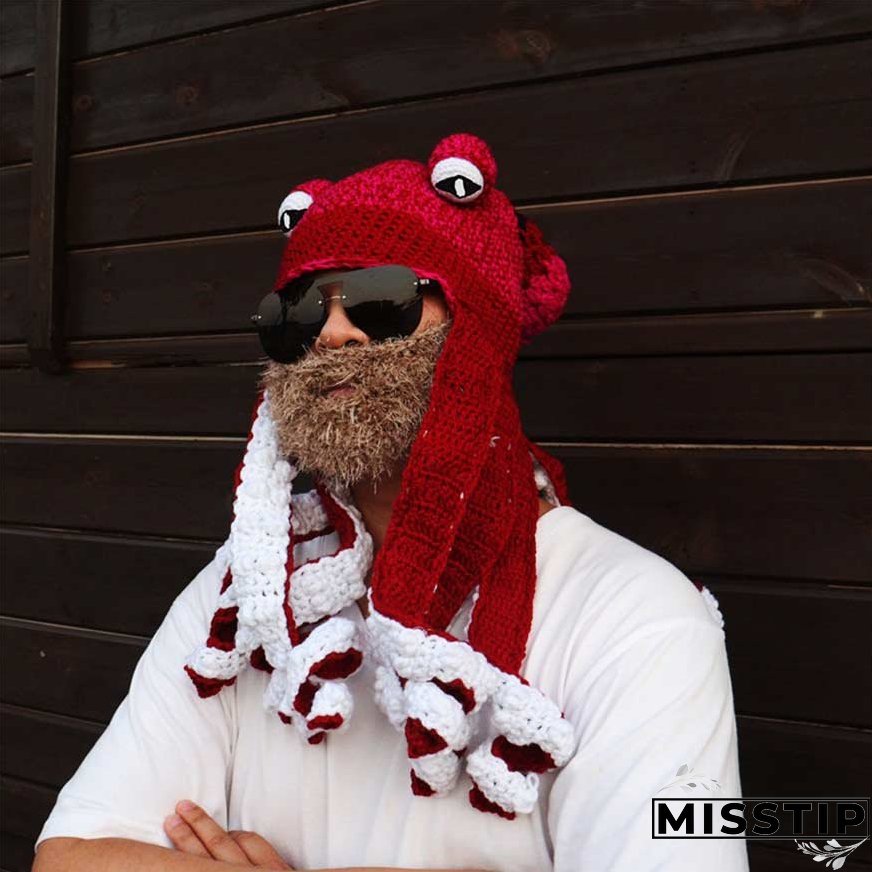 Octopus Head Knit Beanie