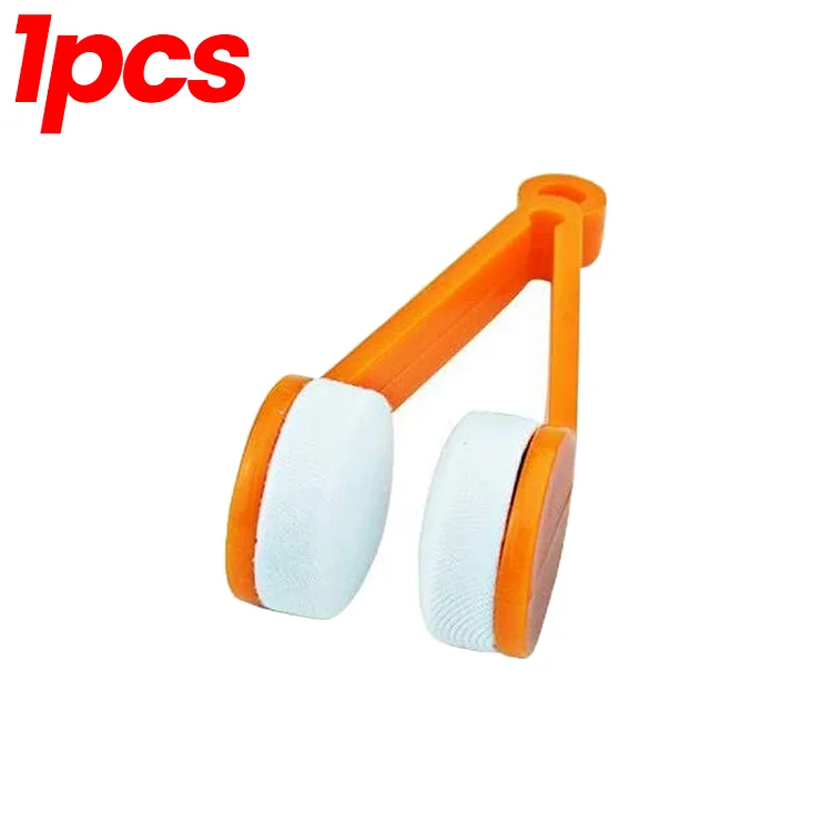 1/10pcs Portable Glasses Wipe Microfiber Two-side Sunglasses Brush Creative Multifunctional Eyeglass Cleaner Wiping Tool