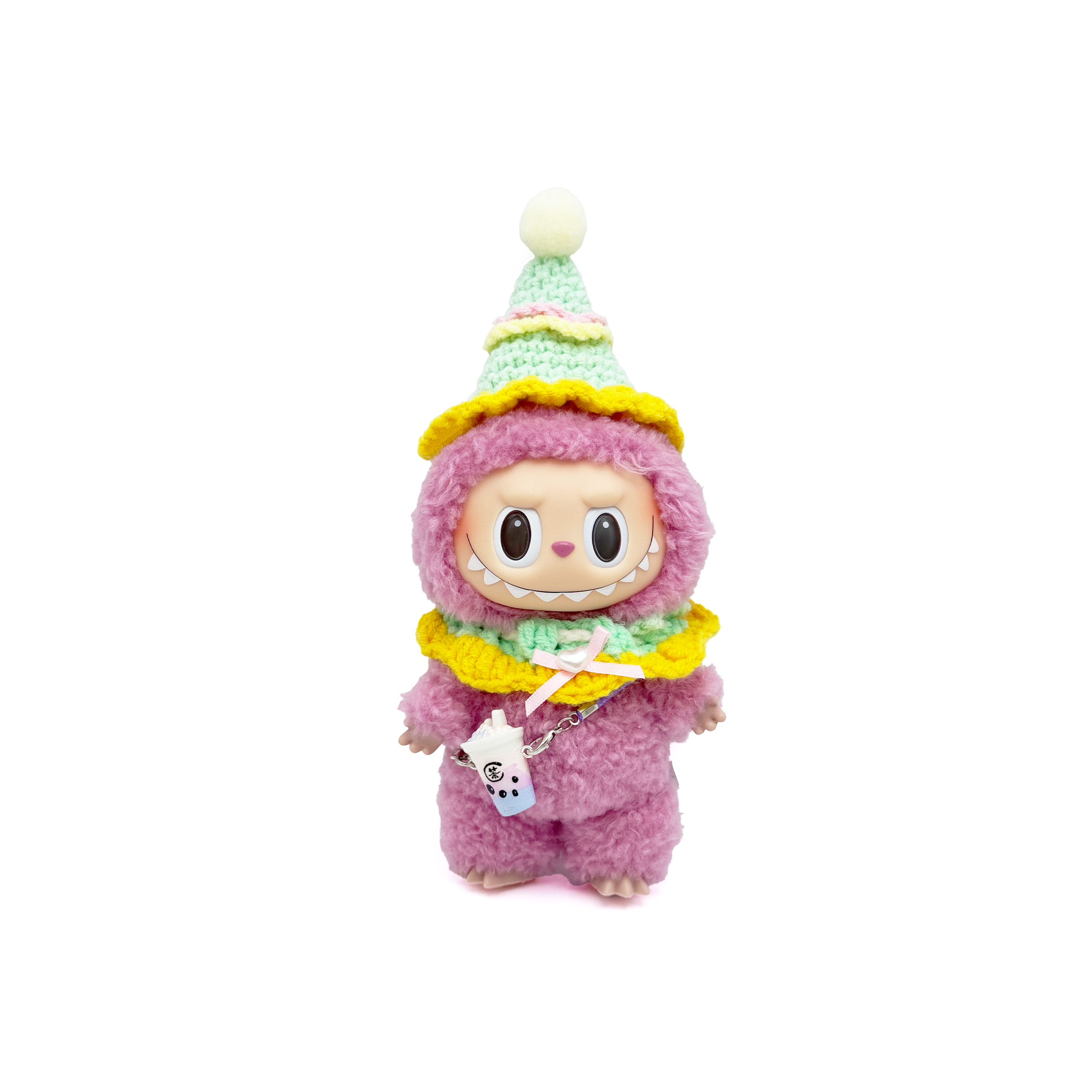 [Modified Doll] POP MART Labubu THE MONSTERS Vinyl, Dopamine Baby, Lychee Berry Hang Tag Box 17cm