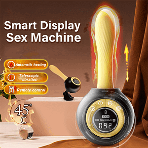 Sex Machine Wireless Remote Machine Heating Telescopic Dildos