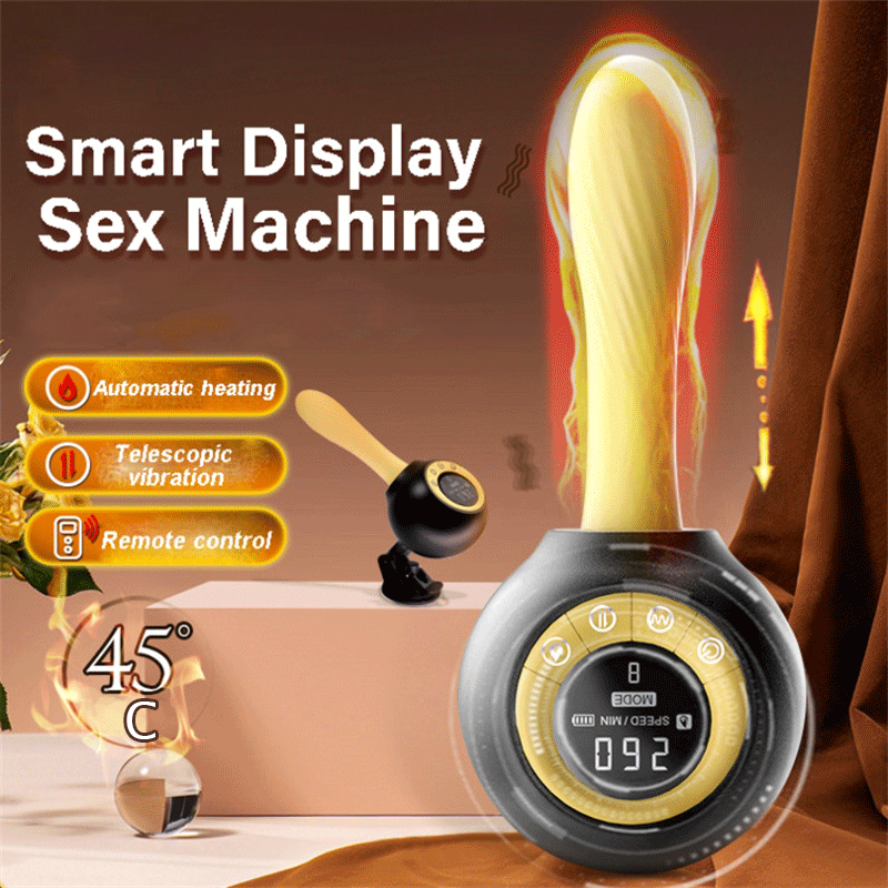 Sex Machine Wireless Remote Machine Heating Telescopic Dildos