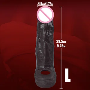 9.25 Inch Penis Extender Male Dildo Vibrators With 10 Vibration Modes