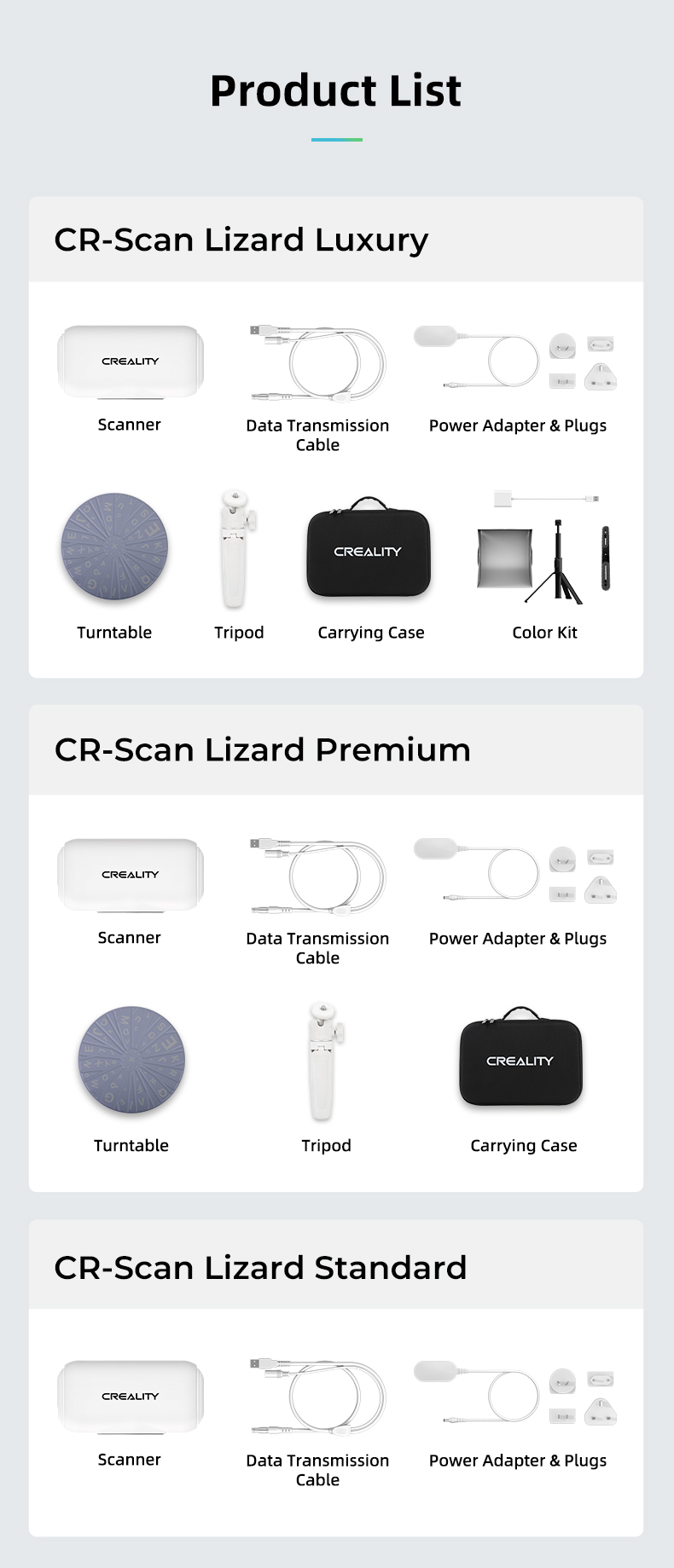 CR-Scan Lizard 3D Scanner